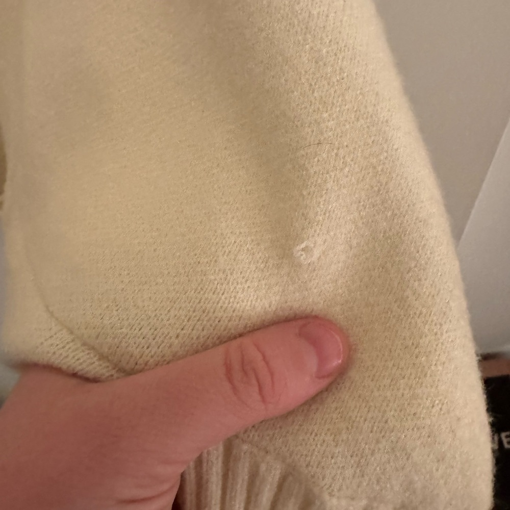 Elegant Cream Women's Sweater Look by M - Picture 3 of 7